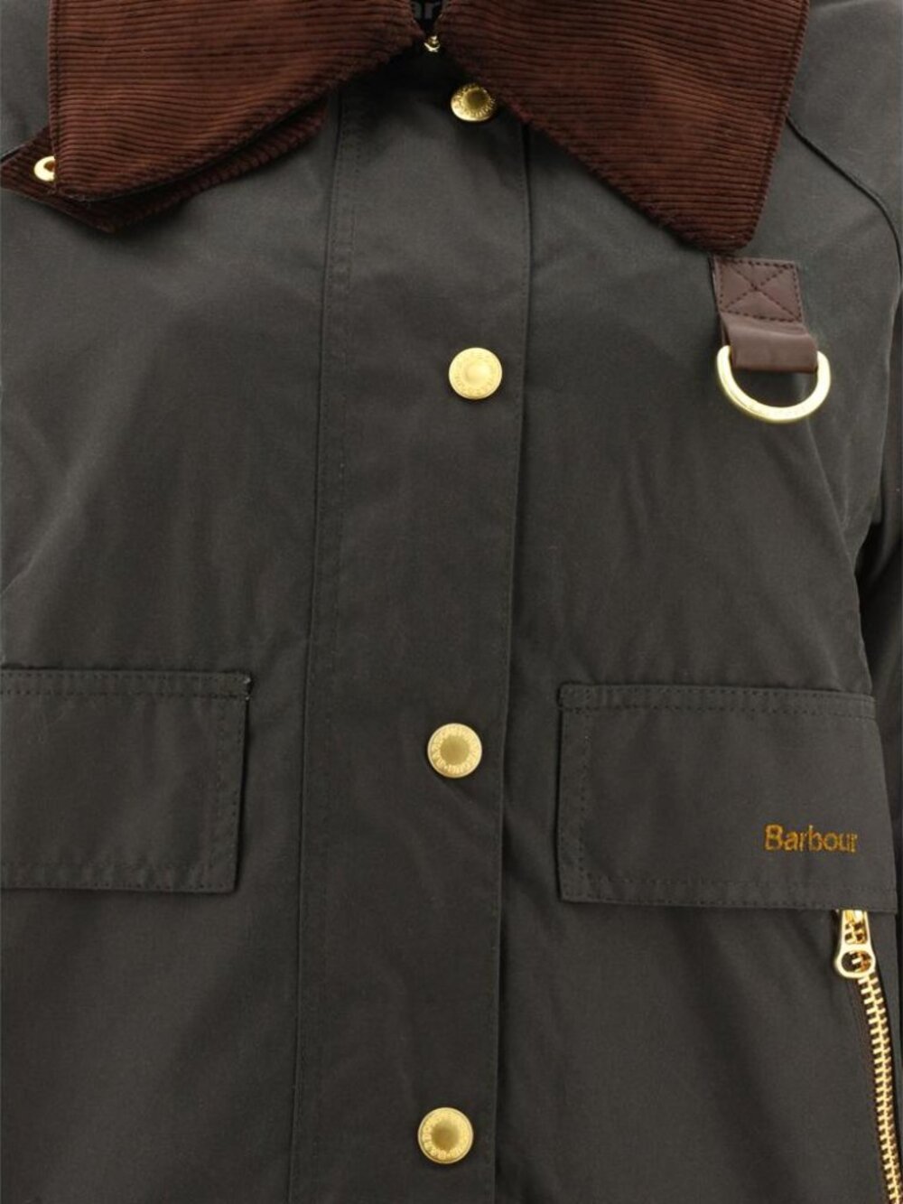 Barbour Catton Wax Lightweight Jacket Tag Size 12 Women - Picture 3 of 4